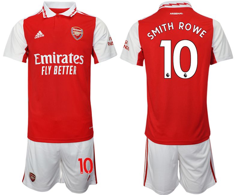 Cheap Men 2022-2023 Club Arsenal home red 10 Soccer Jersey